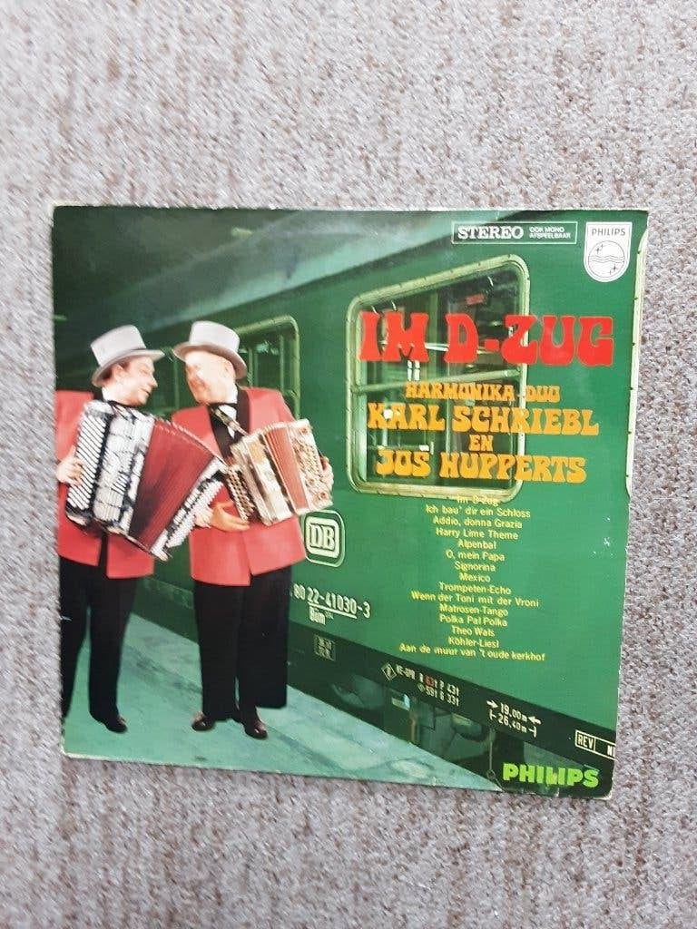 vinyl lp Schriebl&Hupperts im D-zug, LP, Gebruikt, Ophalen of Verzenden, Levenslied of Smartlap