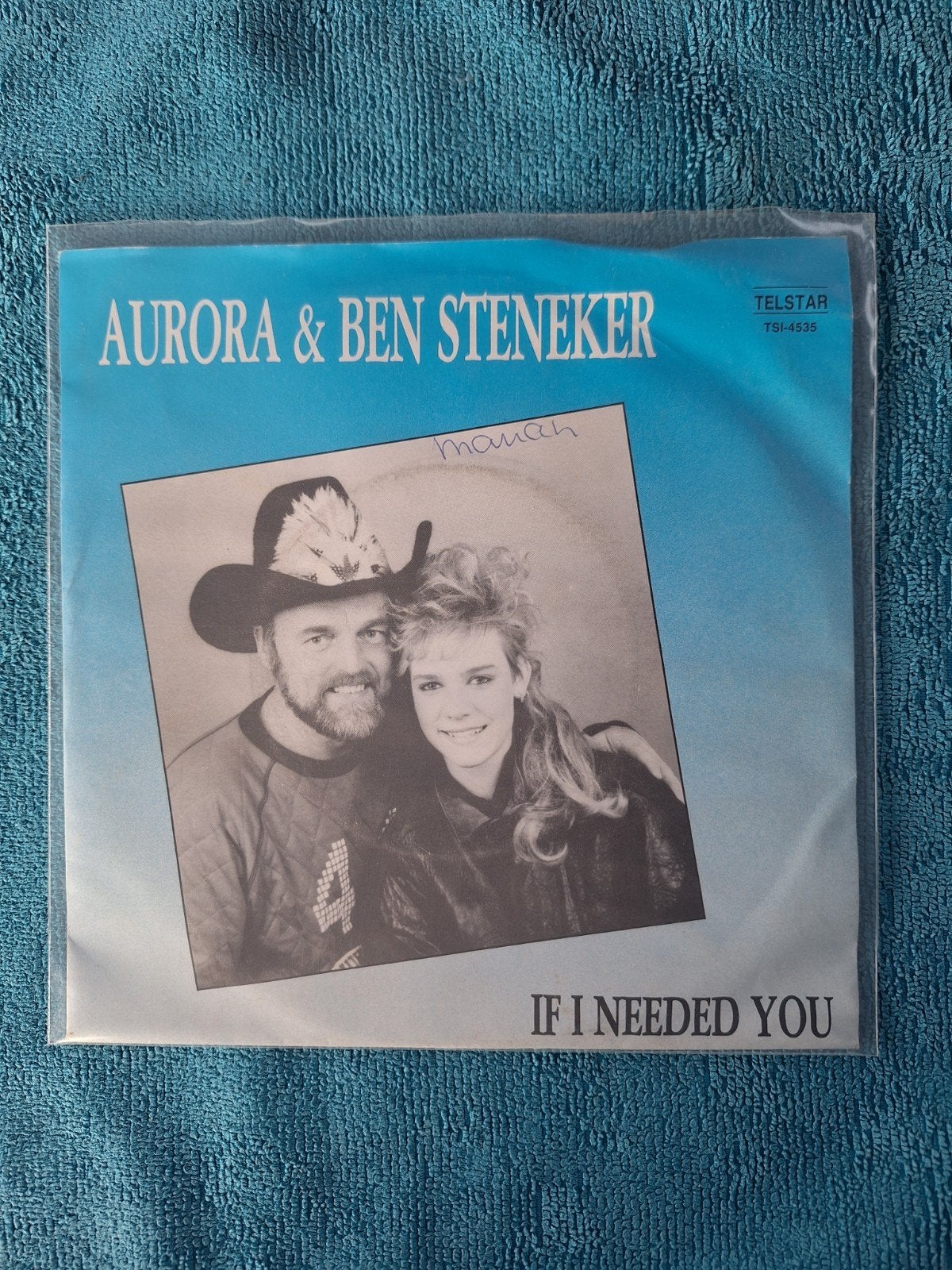 Aurora & Ben Steneker - If I Needed You / Sweet Memories, Gebruikt, 7 inch, Ophalen of Verzenden, EP