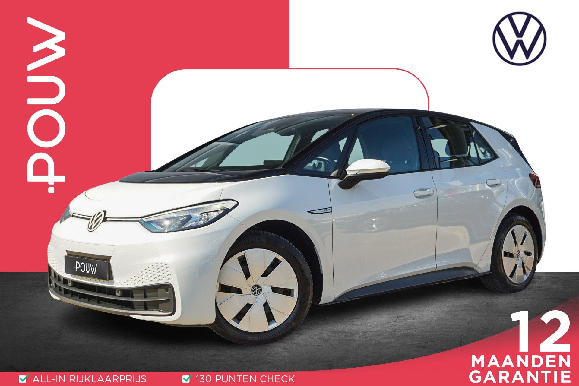 Volkswagen ID.3 Pro 145pk 58 kWh | SOH 93 % | Adaptive Cruis, Auto's, Automaat, Gebruikt, 1712 kg, 375 min