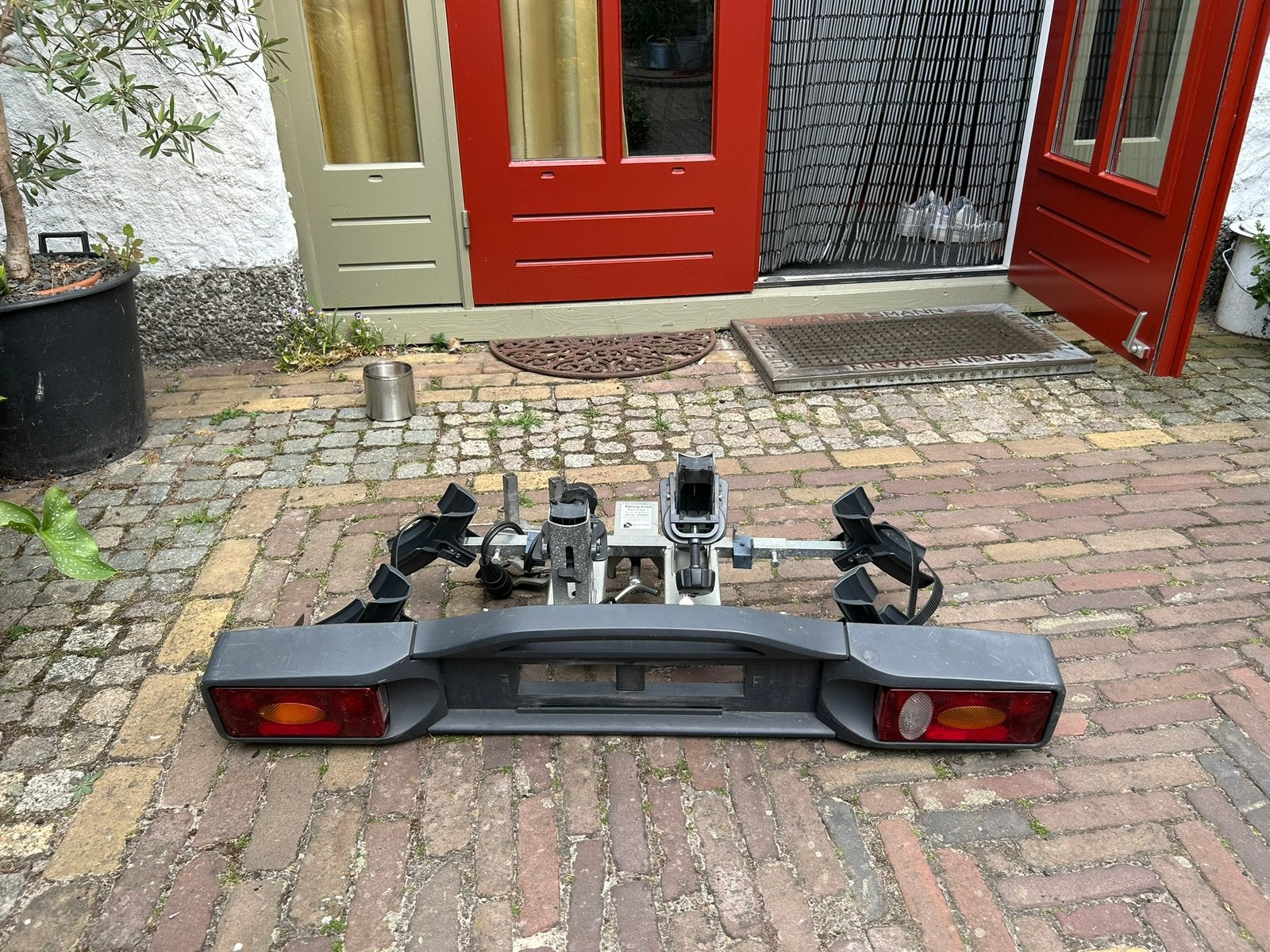 Fietsendrager te koop, Ophalen, 2 fietsen, Gebruikt, Trekhaakdrager
