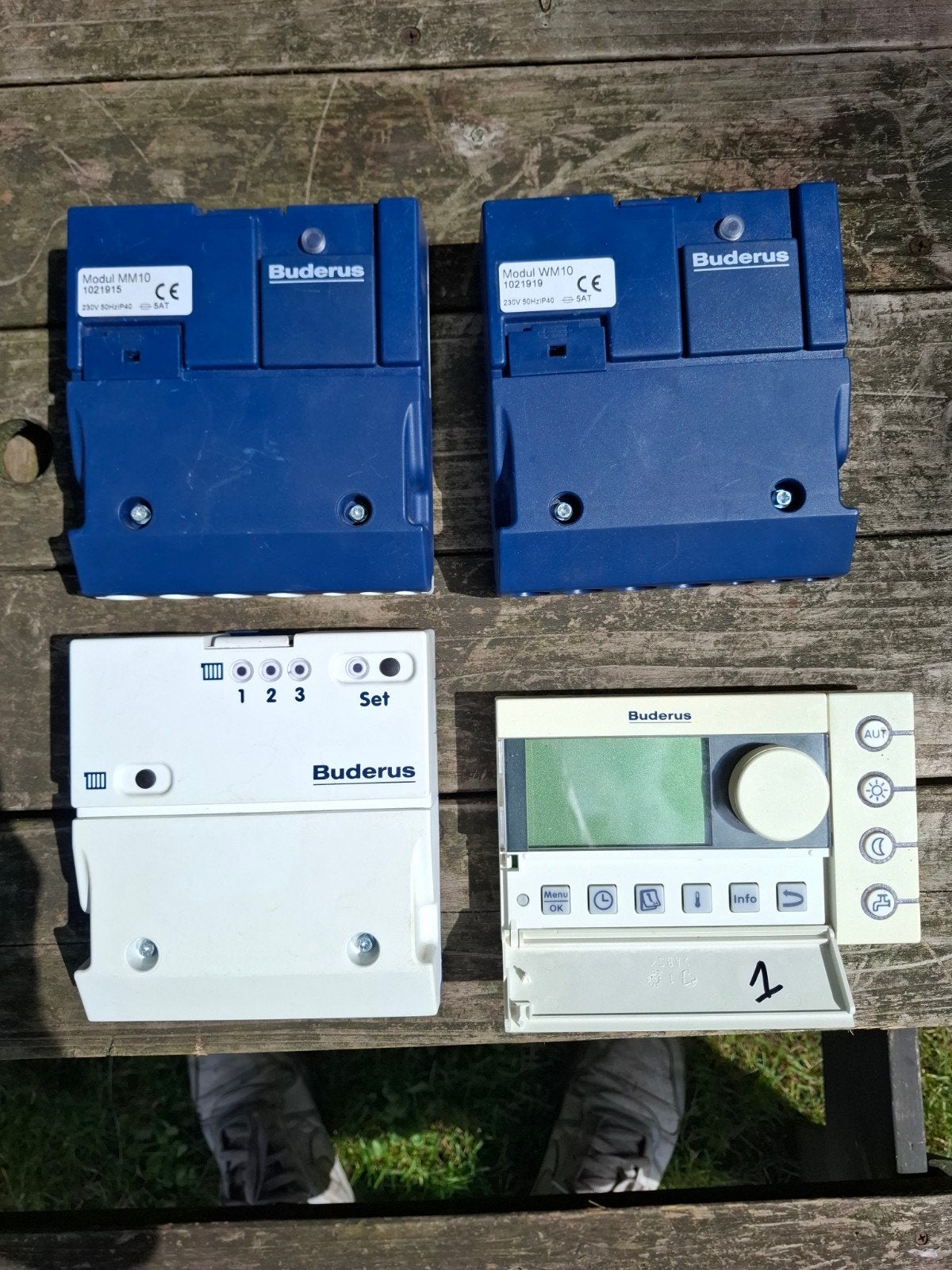Buderus MM10, WM10 modules en bedieningspanelen, Ophalen of Verzenden