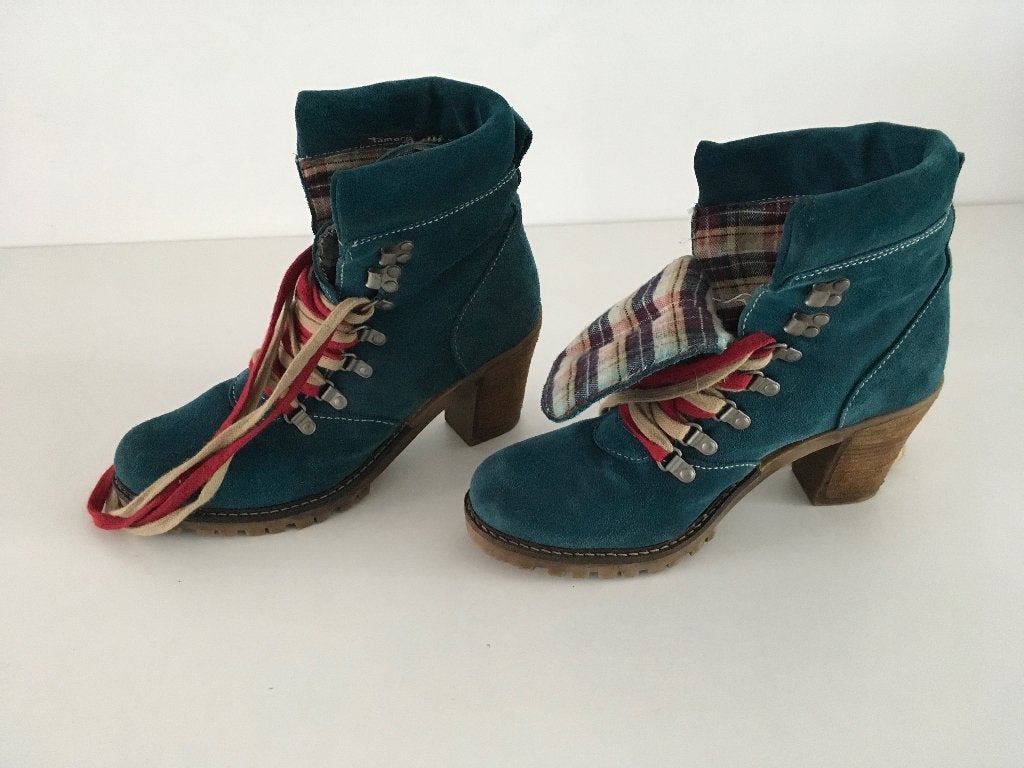 Laarsjes dames, Kleding | Dames, Schoenen, Blauw, Lage of Enkellaarzen, Ophalen of Verzenden, Zo goed als nieuw