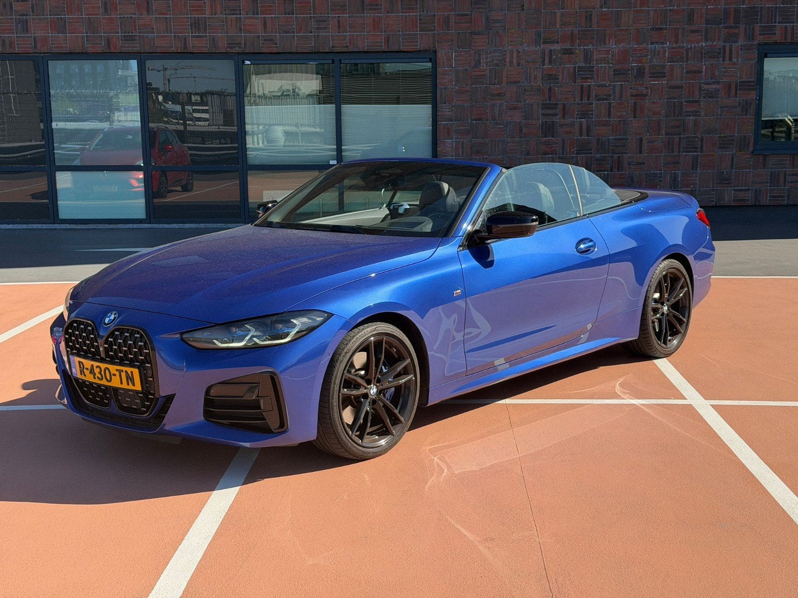 BMW 4-Serie M440i 374pk Xdrive Aut 2021 Blauw, Auto's, BMW, 1800 kg, 4-Serie, Alcantara, 374 pk