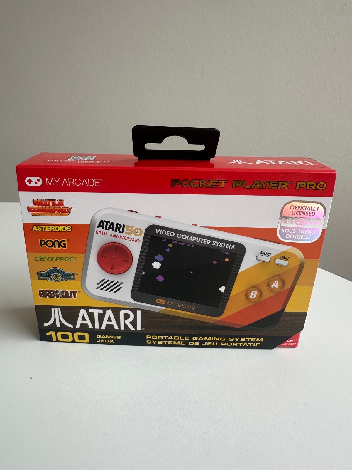 My Arcade Pocket Player Pro Atari 50th Anniversary, Met games, Overige modellen, Nieuw, Ophalen of Verzenden