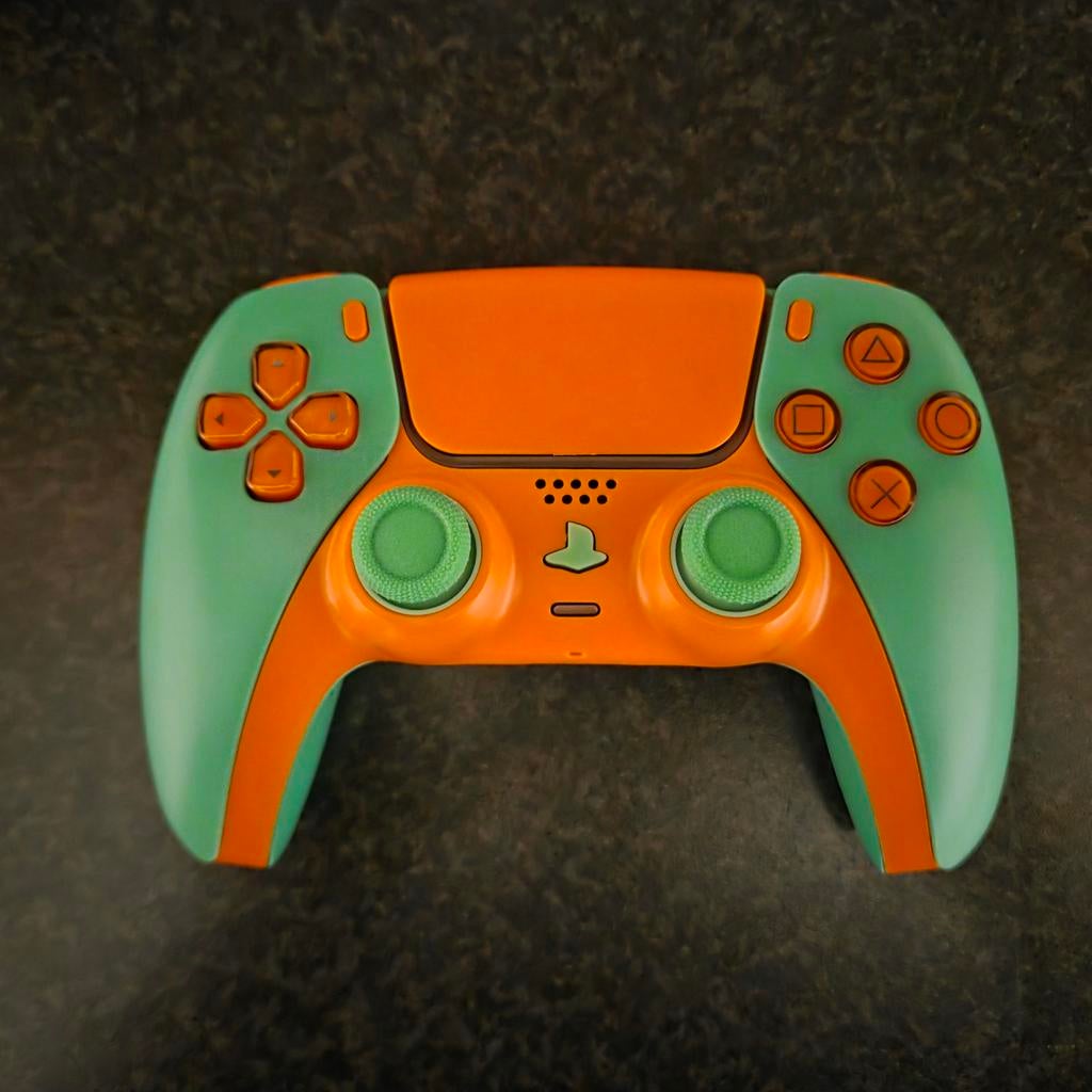 Custom DualSense PS5 Controller - K-Silver TMR Sticks, Ophalen of Verzenden, Zo goed als nieuw