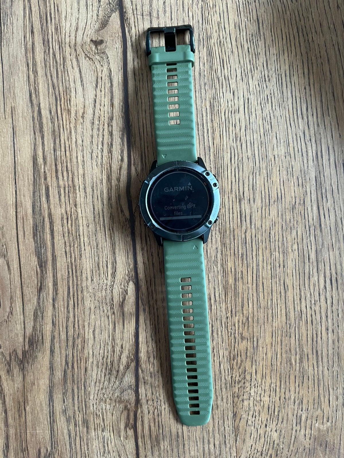 Sporthorloge Garmin Fenix 6X Pro Solar, Sieraden, Tassen en Uiterlijk, Sporthorloges, Ophalen, Zwart, Zo goed als nieuw, Waterdicht
