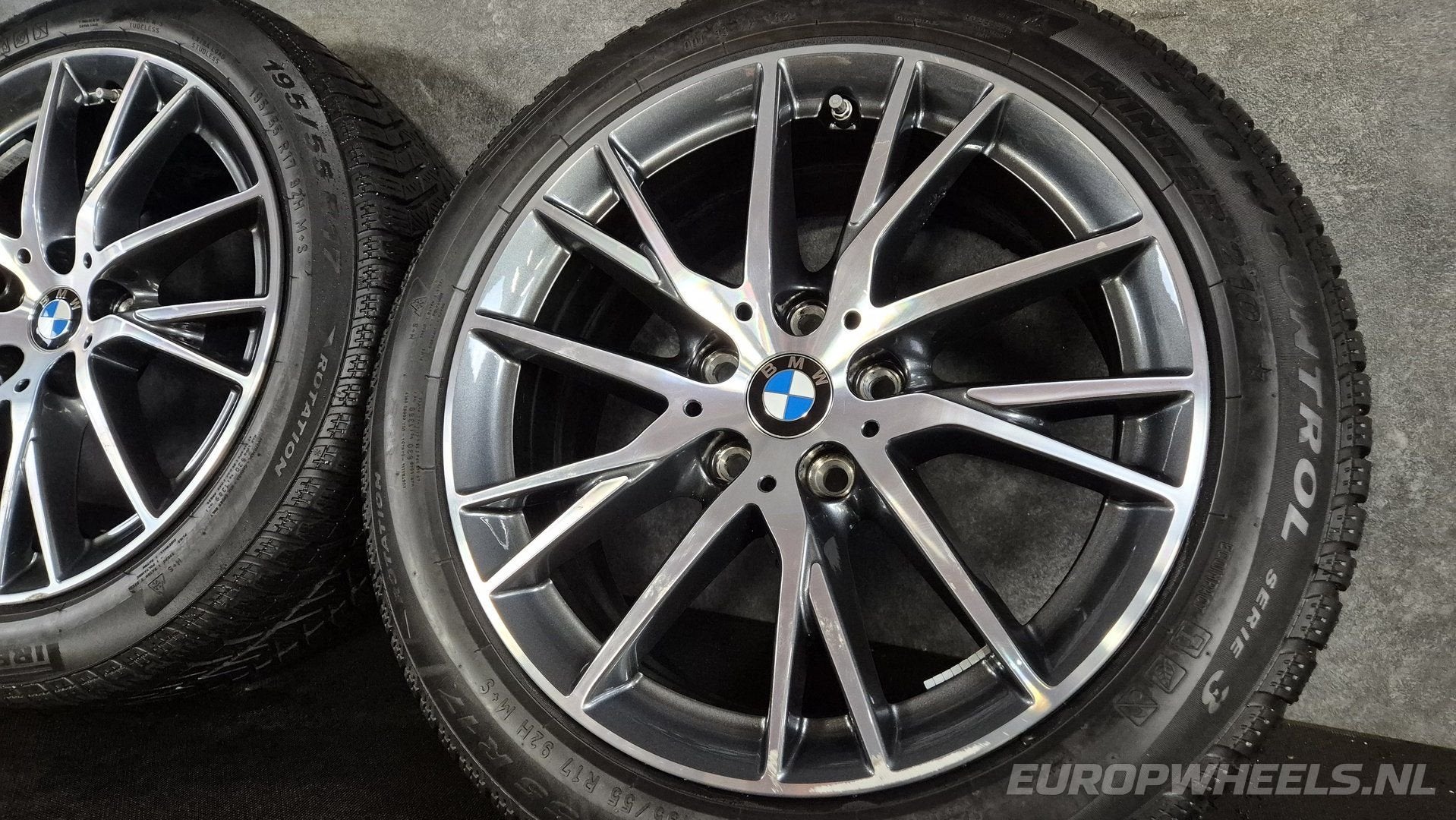 17 inch BMW F40 F44 velgen Pirelli winter Styling 489, Gebruikt, -, -, Banden en Velgen