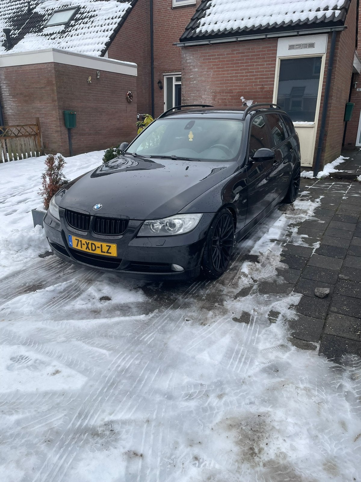 BMW 3-Serie 3.0 335 I Touring AUT 2007 Zwart, Automaat, Achterwielaandrijving, Zwart, Alcantara