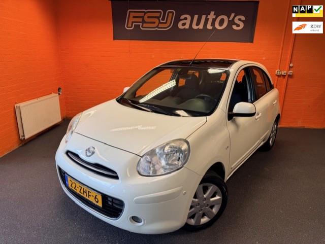 Nissan Micra 1.2 DIG-S / 5 DEURS / PANODAK / VOL OPTIES!, Auto's, Nissan, Bedrijf, Te koop, Micra, ABS, Airbags, Airconditioning