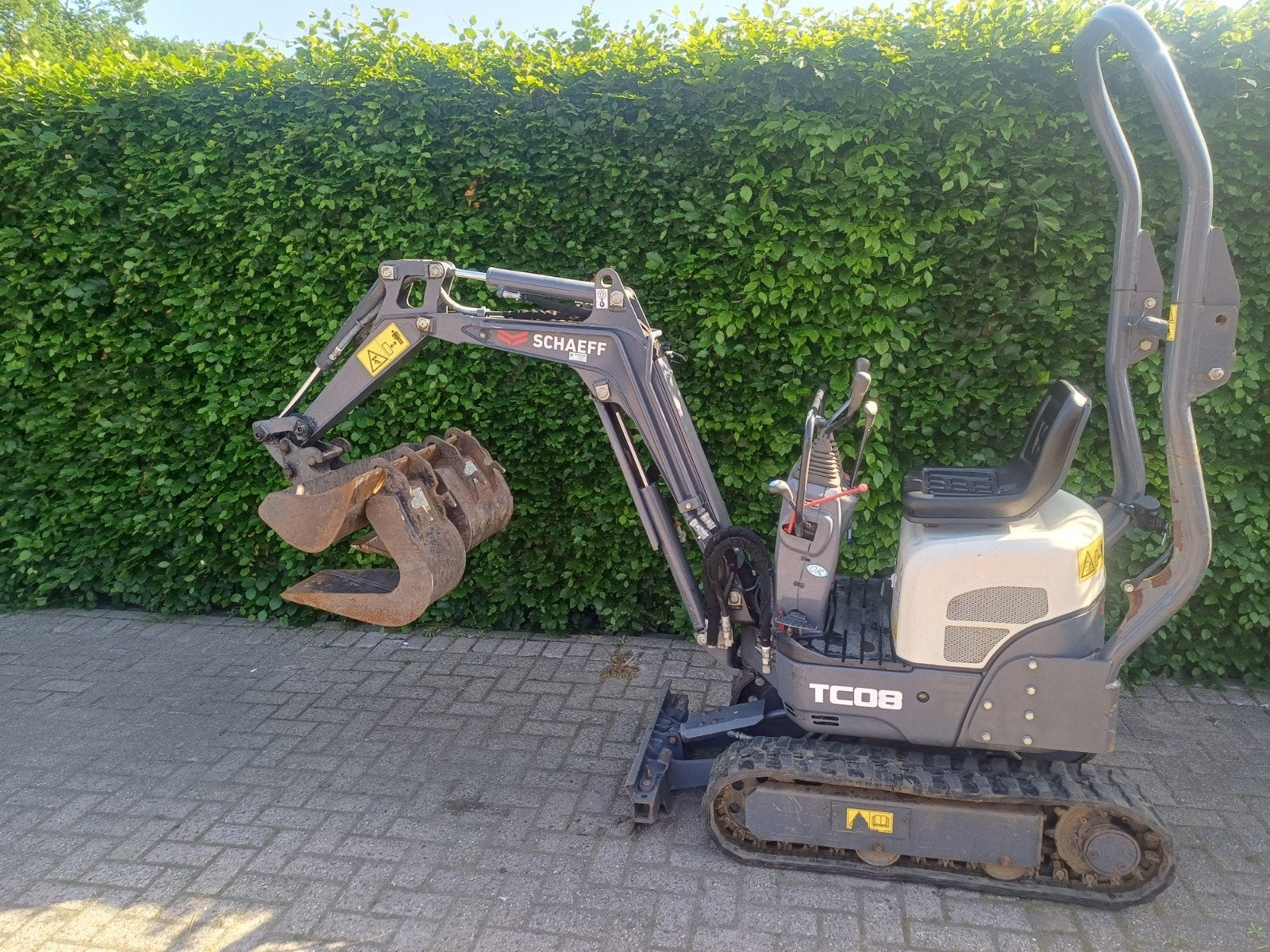 Schaeff TC08 Minigraver - 700 uur, nette staat, Ophalen of Verzenden