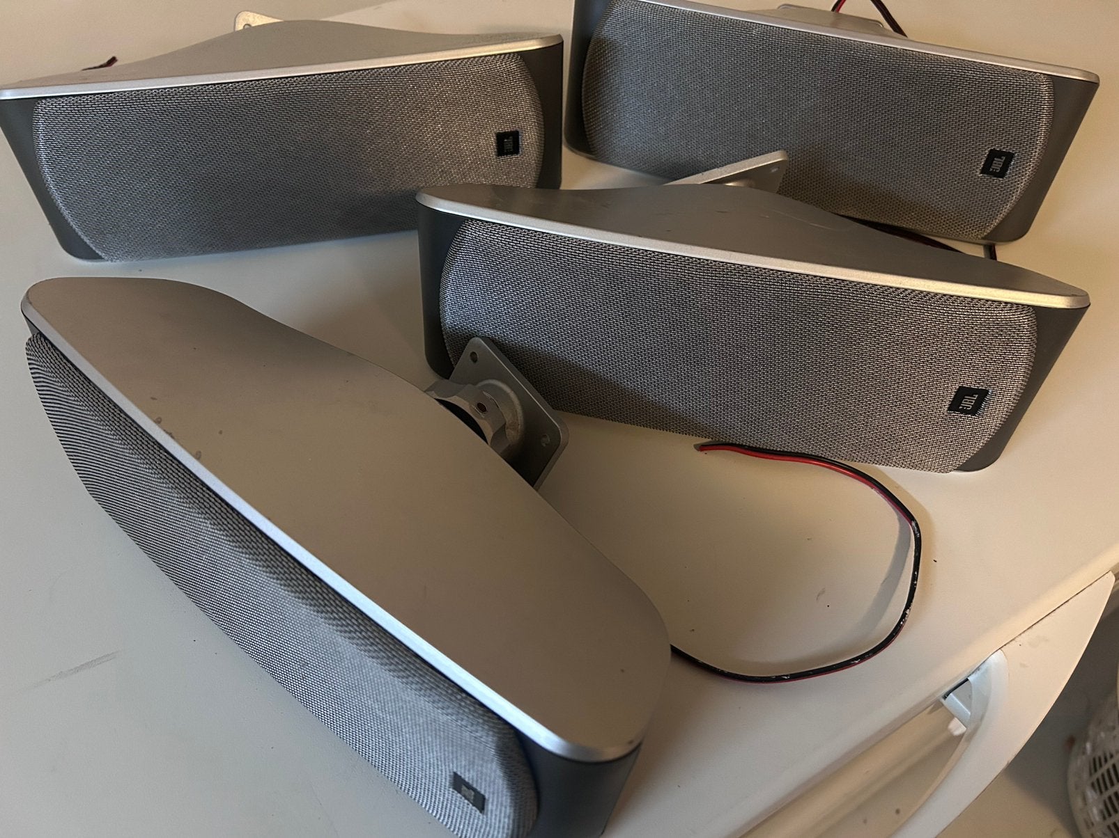 4 JBL boxen box box geluid speakers, Overige merken, Soundbar, 70 watt of meer, Ophalen of Verzenden