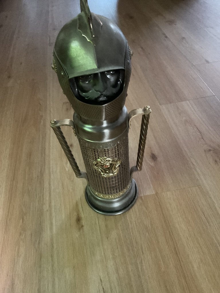 Vintage Nikka Western Armour Knight Flessenhouder, Ophalen, Huis en Inrichting