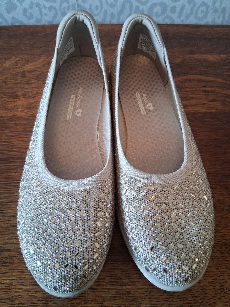 damesschoen, Skechers, Overige kleuren, Zo goed als nieuw, Ballerina's