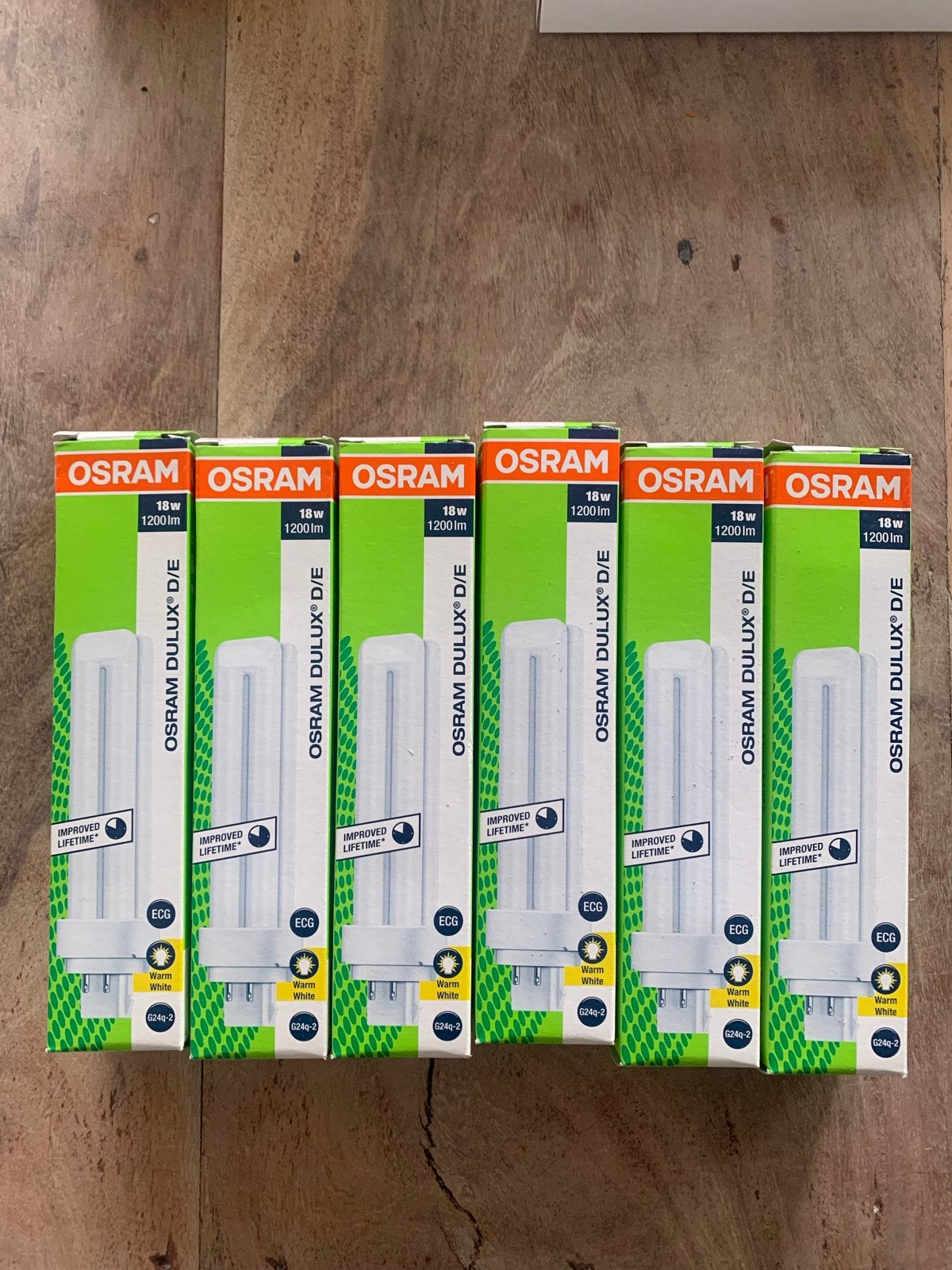 6x Osram Dulux L 18W/830 Warm Wit 4-pins Lampen, Wit, Osram, Nieuw, Ophalen of Verzenden