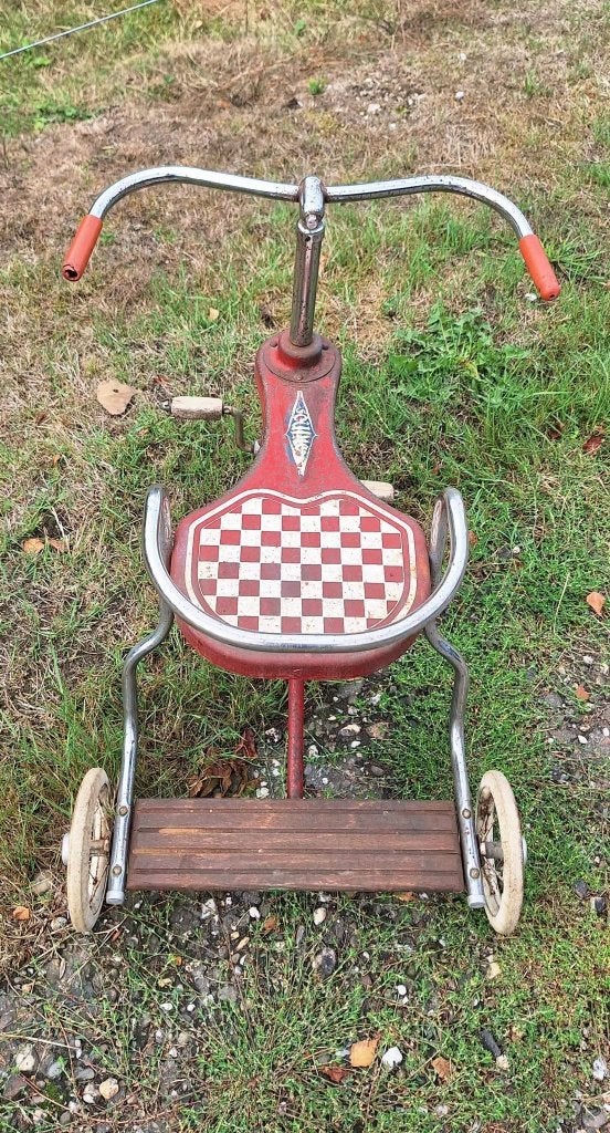Stoere vintage driewieler, kinderfietsje uit de 60'r jaren., Ophalen
