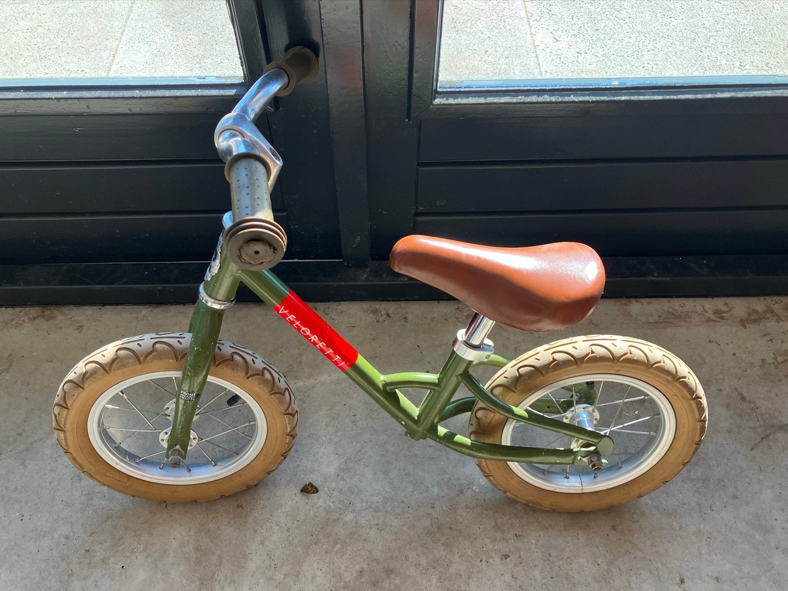 Veloretti loopfiets groen, Ophalen, Gebruikt, Loopfiets