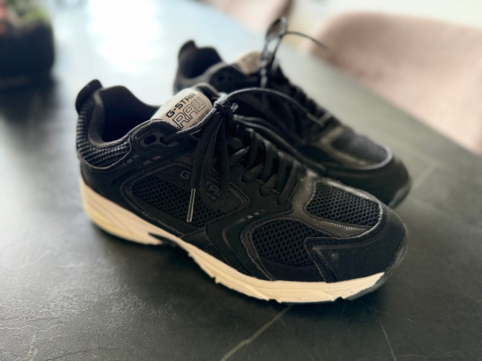 G-Star RAW Miles Met Sneakers - Maat 39, Zwart, Ophalen of Verzenden, Sneakers of Gympen, Zo goed als nieuw