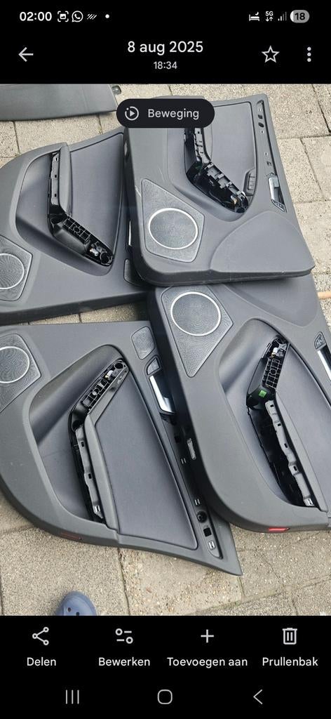 Audi interieur onderdelen - Stoelen en deurpanelen, Ophalen of Verzenden, Gebruikt, Audi