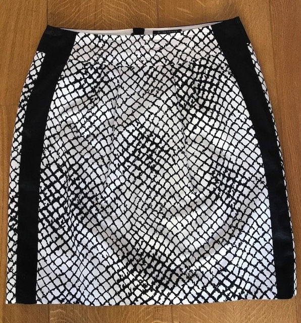STRENESSE (Gabriele Strehle) damesrok zwart-wit maat 38, Maat 38/40 (M), Overige kleuren, Strenesse, Verzenden