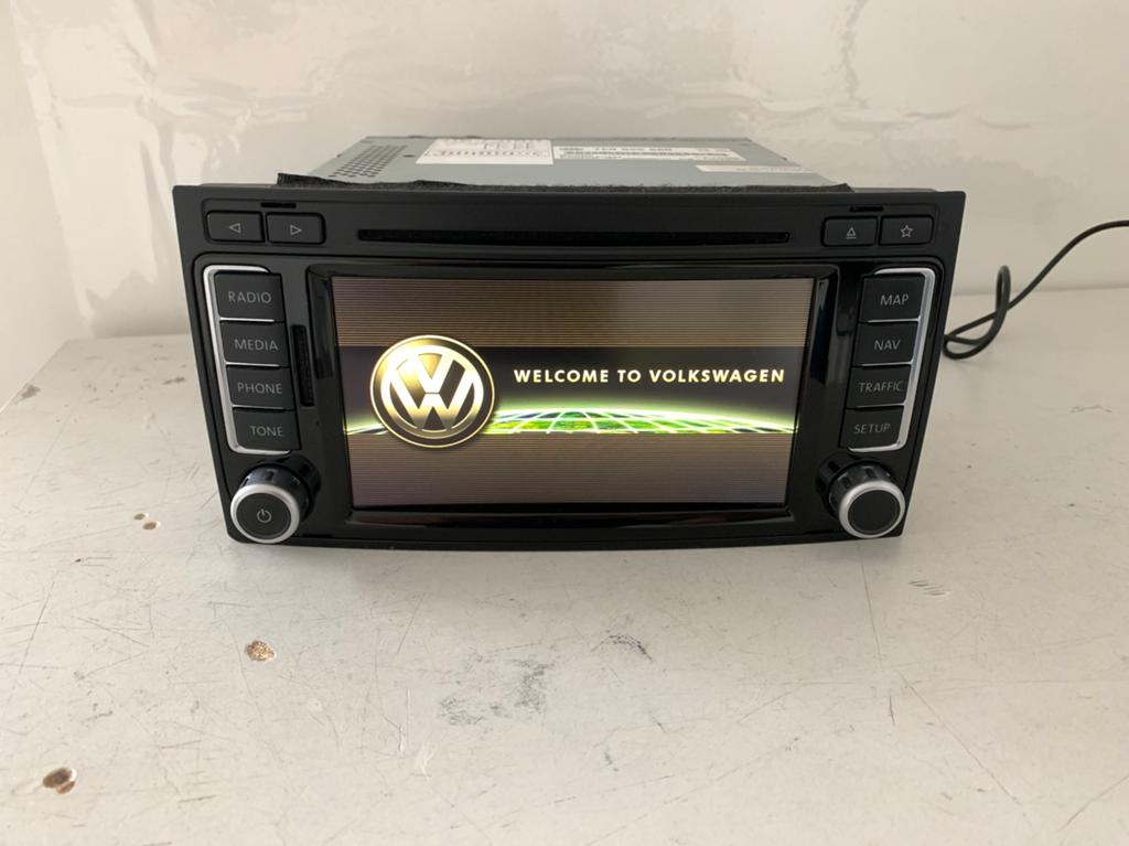ORIG VW VOLKSWAGEN RNS 510 RADIO NAVIGATIE T5 T6 MULTIVAN, Ophalen of Verzenden, Zo goed als nieuw