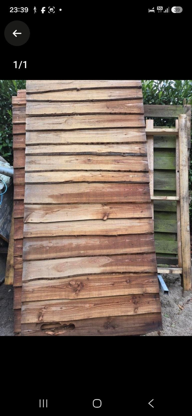 2 Panelen voor Feestaankleding: Country, Cowboy of Apreski, Doe-het-zelf en Verbouw, Hout en Planken, Ophalen, Gebruikt, Overige typen