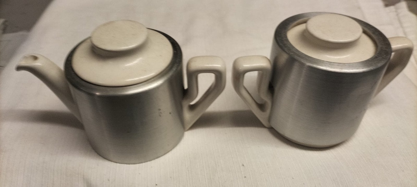 Vintage Van Nelle suikerpot en melkkan, Antiek en Kunst, Ophalen of Verzenden