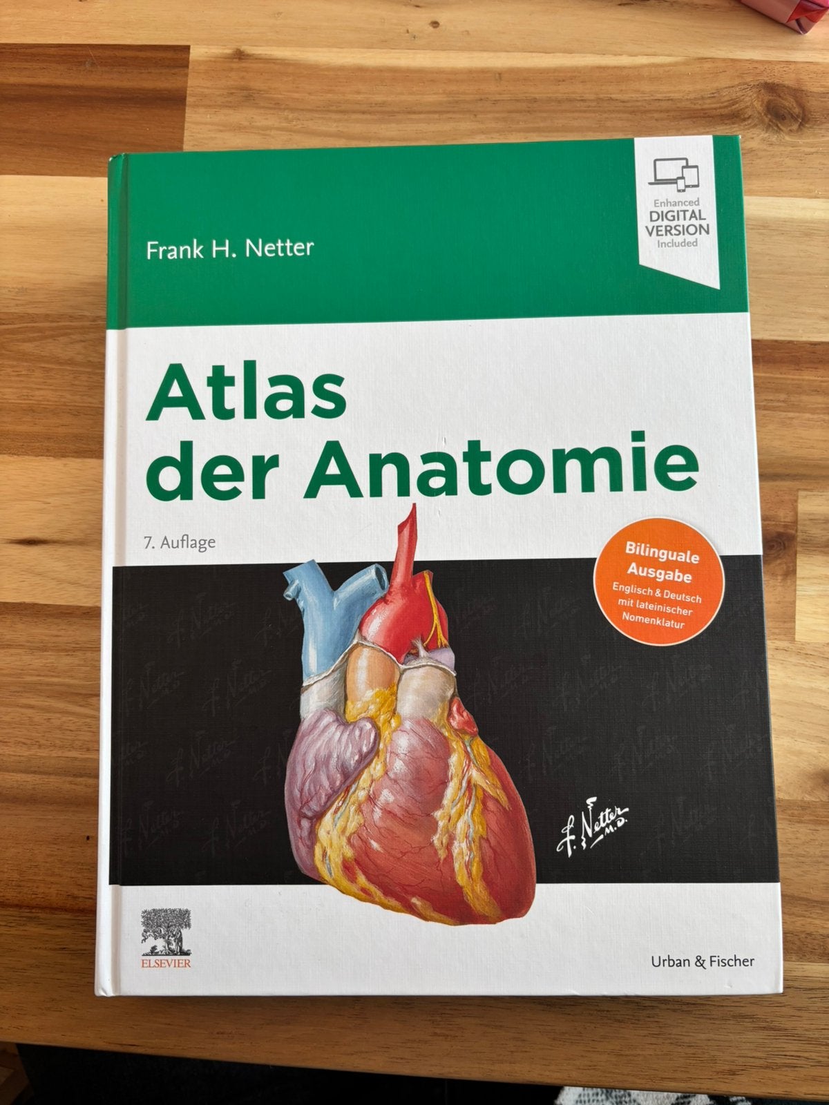 Atlas der Anatomie - Frank H. Netter, Ophalen of Verzenden, Beta, Zo goed als nieuw, HBO