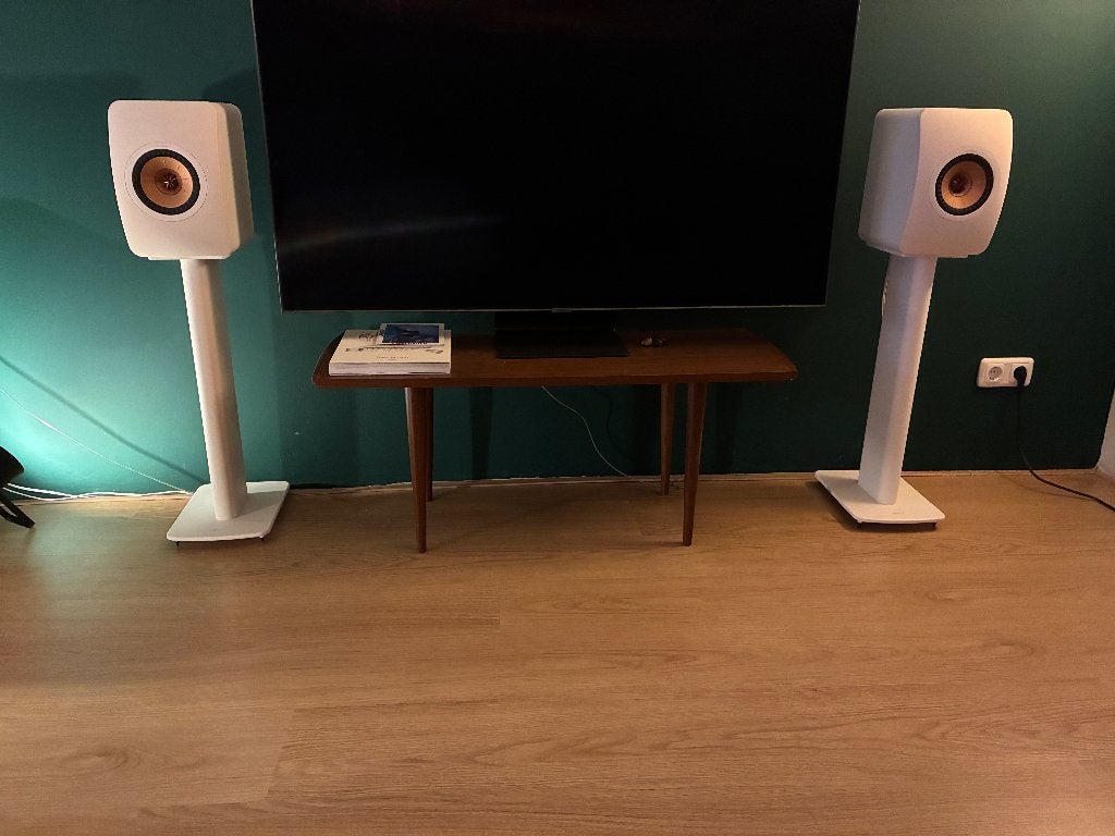 Kef LS50 Meta incl. KEF S2 stands, Audio, Tv en Foto, Stereo speakers, Inclusief standaarden, Zo goed als nieuw, KEF