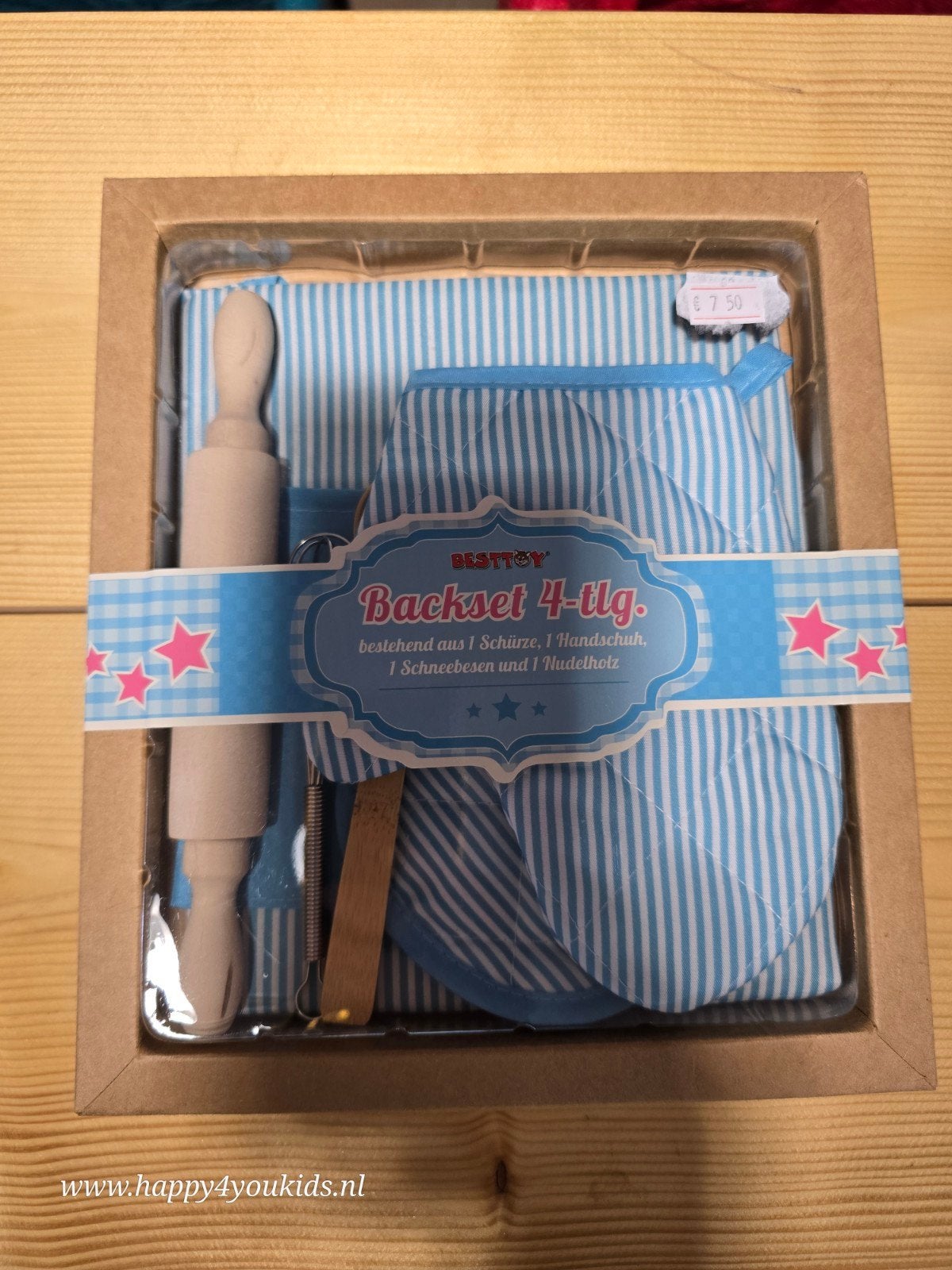 Besttoy Backset 4-delig - Kinder Bakset, Ophalen of Verzenden, Nieuw, Knutselen