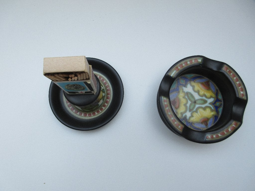 Rookstel Gouds plateel Holland, Antiek en Kunst, Ophalen