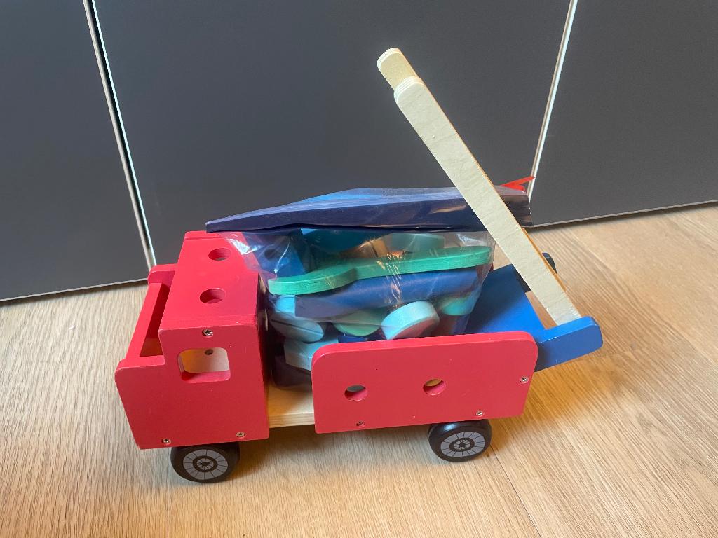 HEMA Houten brandweerauto, Ophalen, Gebruikt