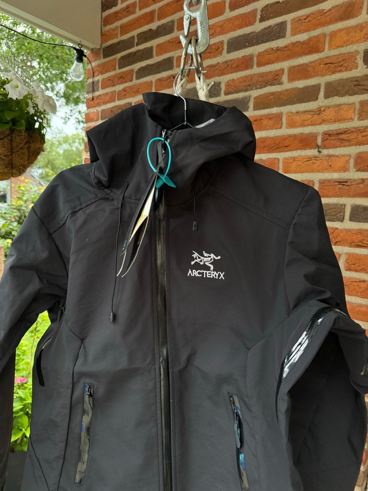 Nieuwe Arc'teryx Gore-Tex Jas - Zwart, Maat S, Ophalen of Verzenden, Nieuw, Maat 36 (S), Zwart