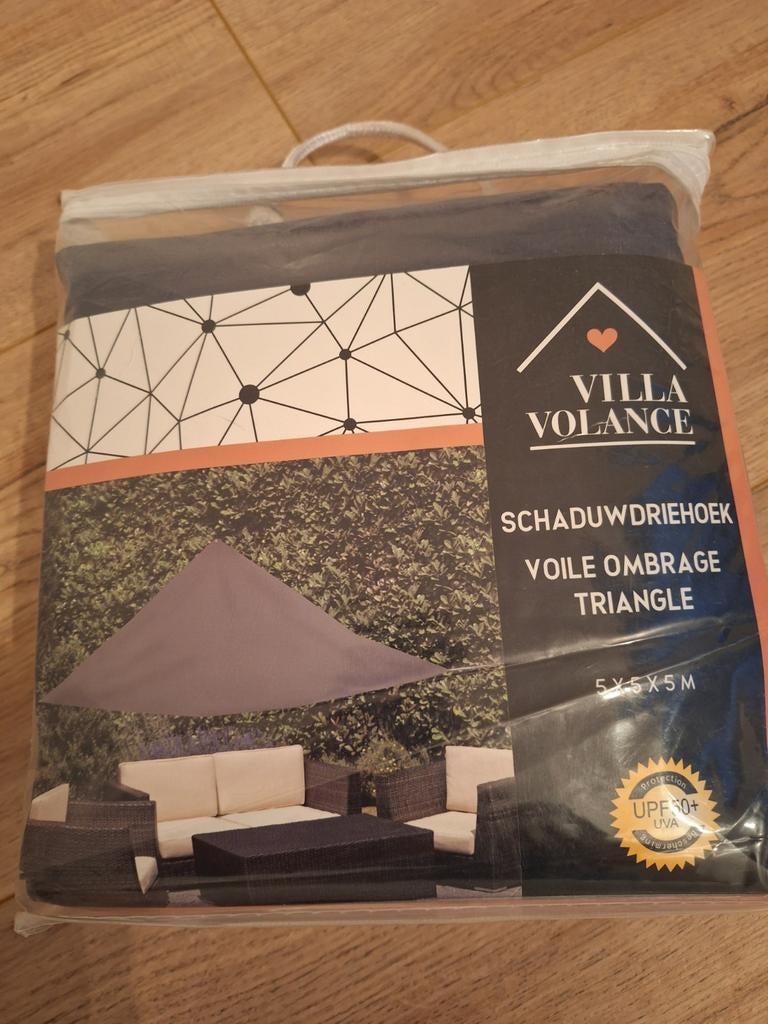 Villa Volance schaduwdoek antreciet grijs NIEUW, Ophalen of Verzenden, Nieuw