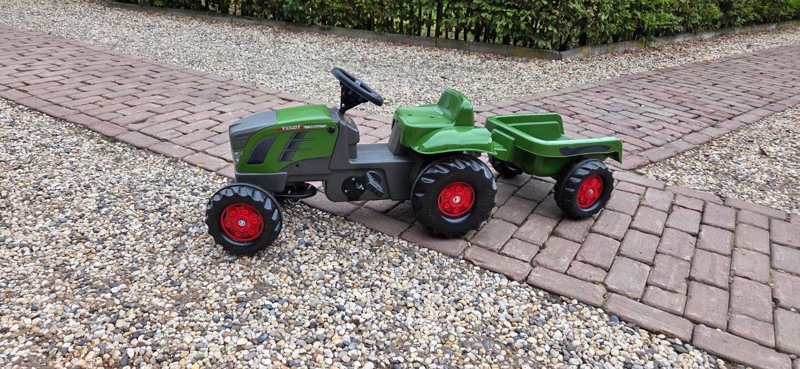 Fendt 516 Vario traptractor met aanhanger, Kinderen en Baby's, Ophalen, Zo goed als nieuw, Trapvoertuig