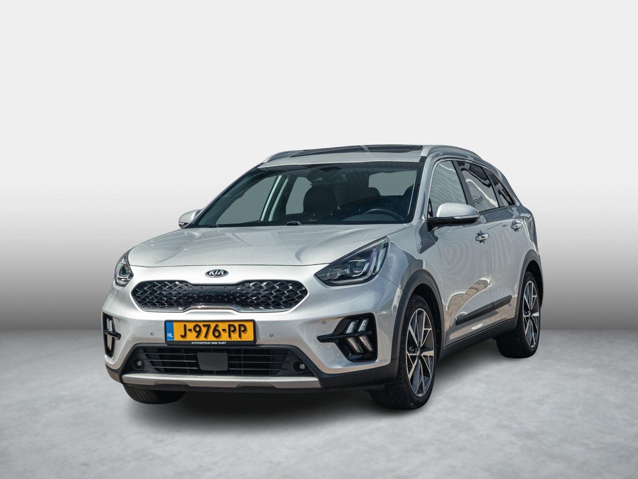 Kia Niro 1.6 GDi Hybrid ExecutiveLine | Leder | Schuif/kante, Auto's, Kia, Gebruikt, 19 km/l, SUV of Terreinwagen, Zilver of Grijs