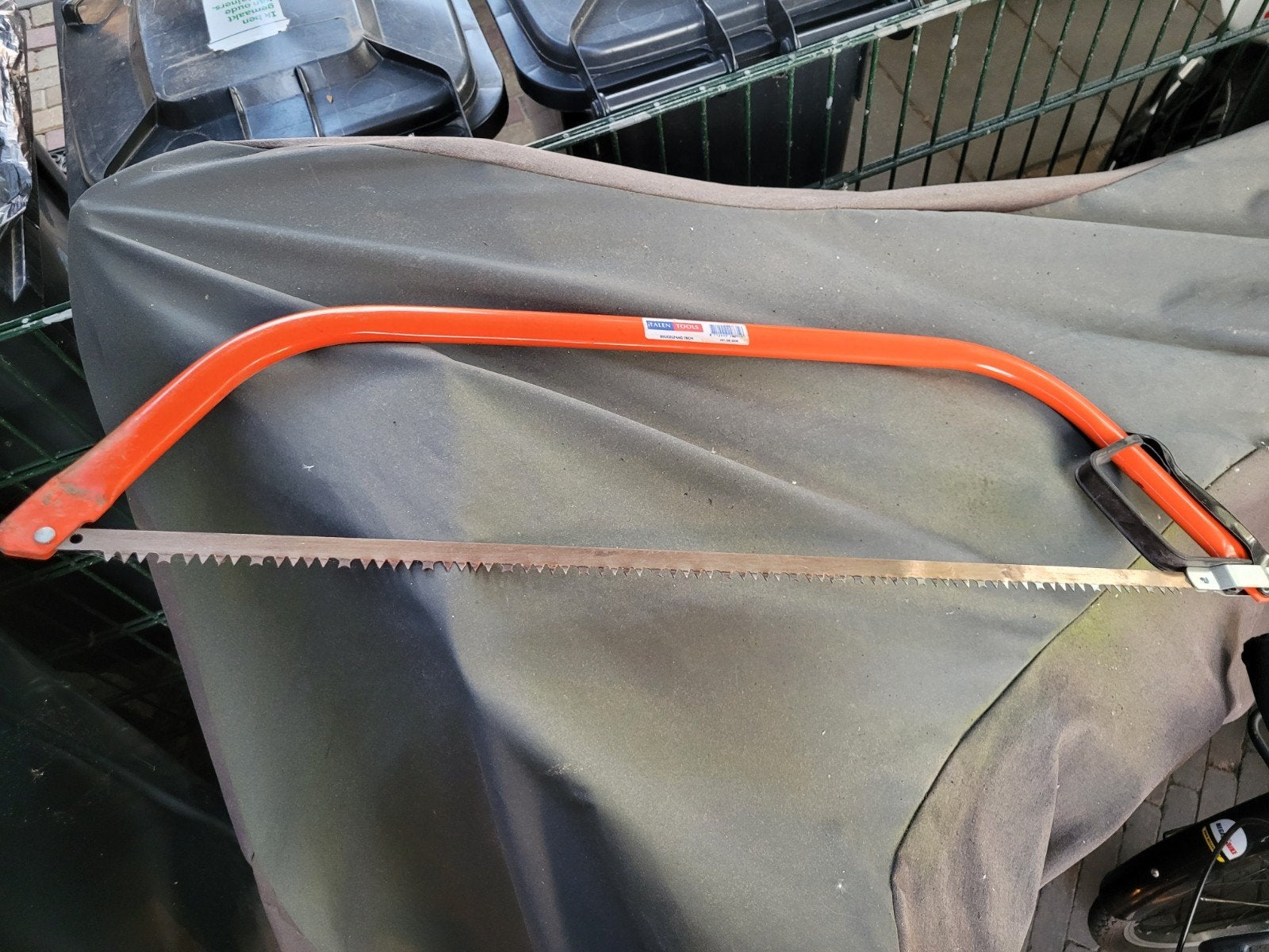 Talen tools beugelzaag 76cm, Tuin en Terras, Handzagen, Ophalen, Zo goed als nieuw, Beugelzaag, Talen Tools