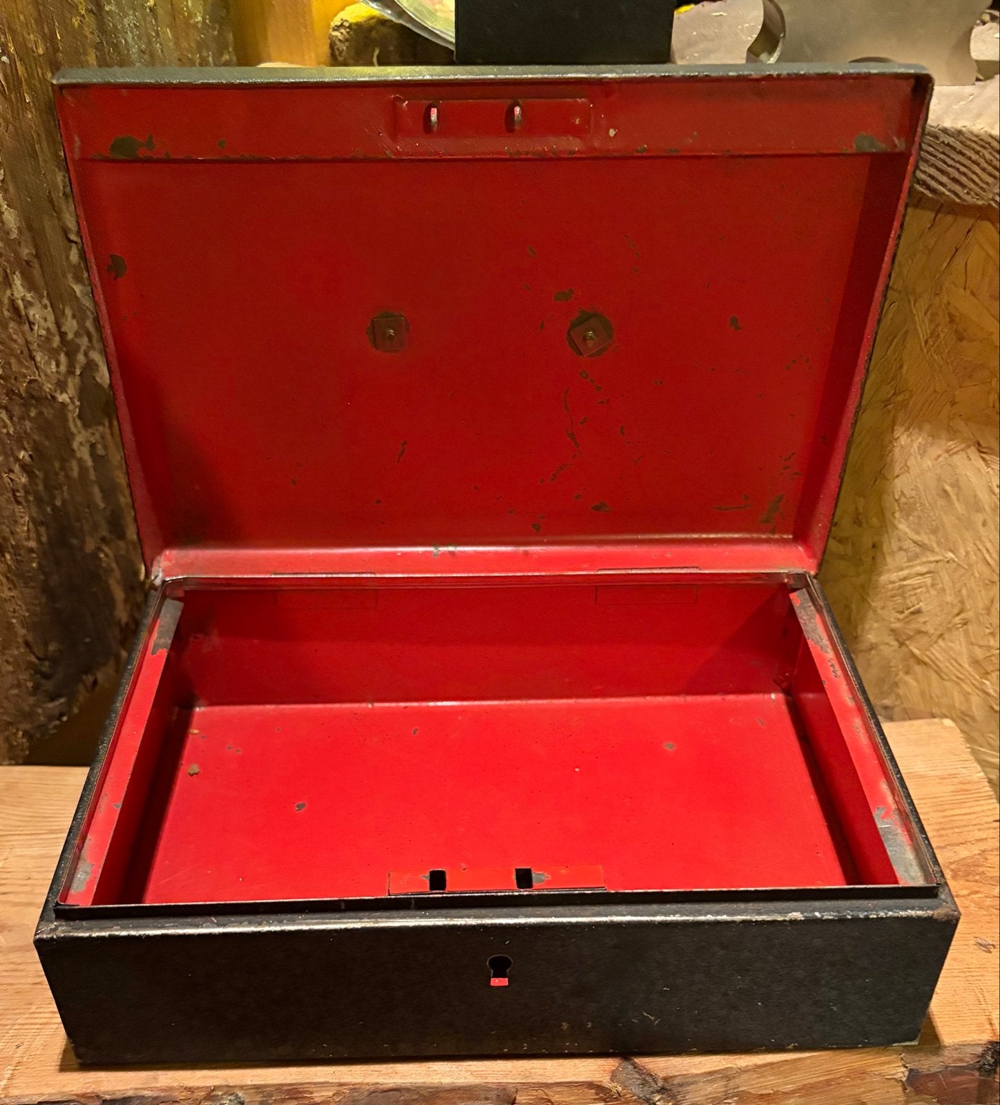 Vintage Geldkistje - Zonder Sleutel - Decoratief, Ophalen of Verzenden