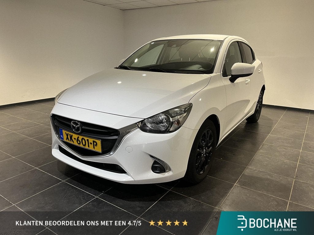 Mazda 2 1.5 Skyactiv-G Sport Selected | Navigatie | Lichtmet, Auto's, Mazda, Voorwielaandrijving, Stof, Wit, Origineel Nederlands