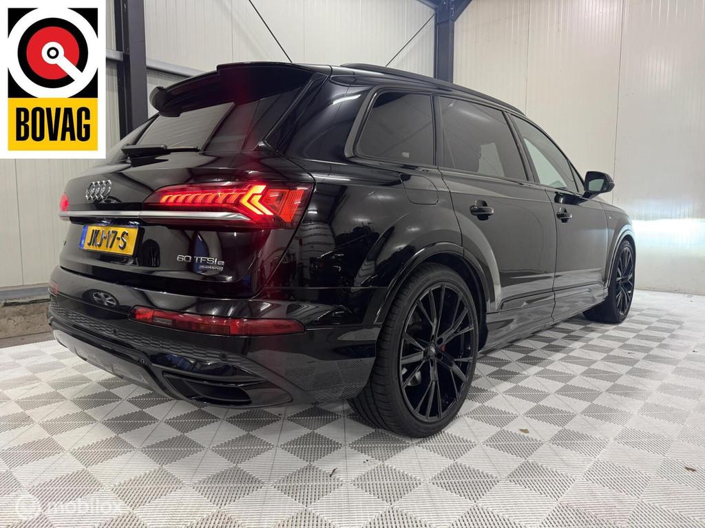 Audi Q7 60 TFSI Quattro S-Line | 22 inch | Trekhaak | 456PK, Auto's, Audi, Automaat, Gebruikt, 2995 cc, Leder en Stof