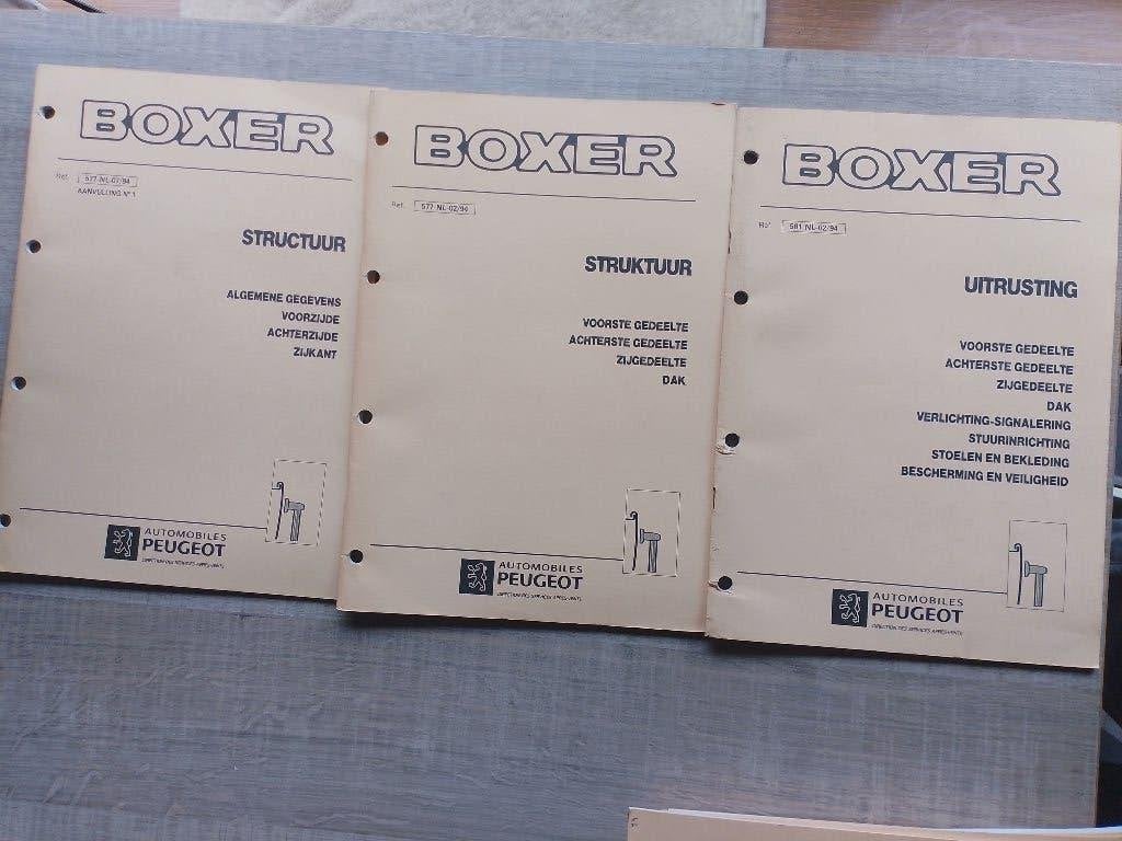 Peugeot Boxer dealer werkplaatsboeken Carrosserie reparaties, Boeken, Ophalen of Verzenden, Gelezen, Peugeot