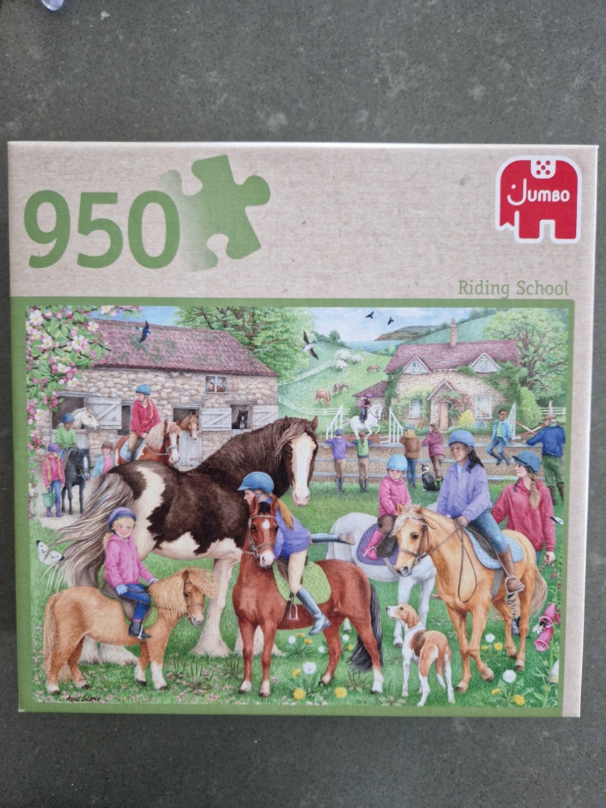 Jumbo puzzel 950 stukjes, Ophalen of Verzenden, 500 t/m 1500 stukjes, Zo goed als nieuw