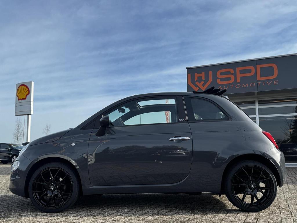 Fiat500 1.0HybridPop|Cabrio|DAB|Airco|Elekramen|6-bak|Cruise, Auto's, Voorwielaandrijving, Euro 6, Cabriolet, 4 stoelen