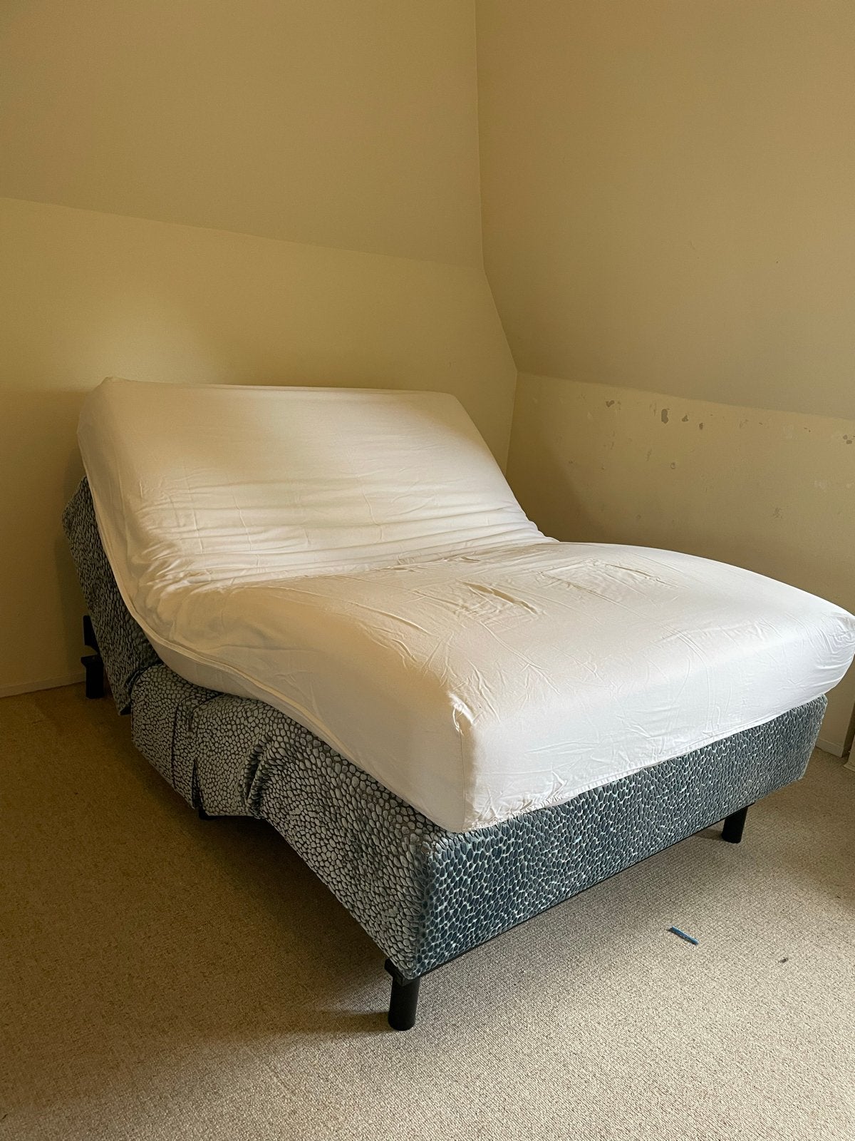 140x200 Elektrisch Verstelbare Boxspring bed (twijfelaar), Ophalen, Verstelbaar, Tweepersoons, 140 cm