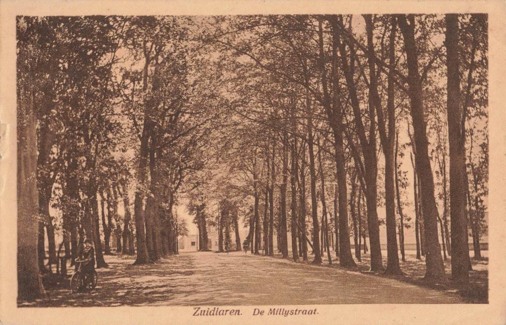 Zuidlaren De Millystraat OM352, Ophalen, 1920 tot 1940, Gelopen, Drenthe