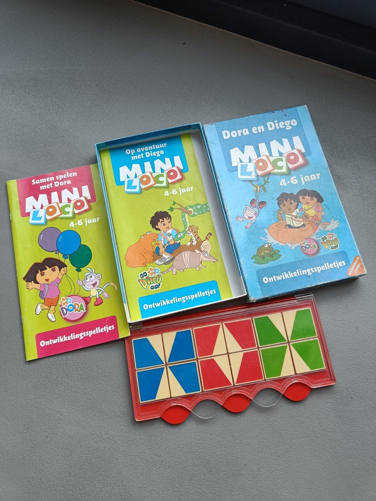 Mini Loco Dora en Diego Ontwikkelingsspelletjes 4-6 jaar, Ophalen of Verzenden, Gebruikt, Puzzelen