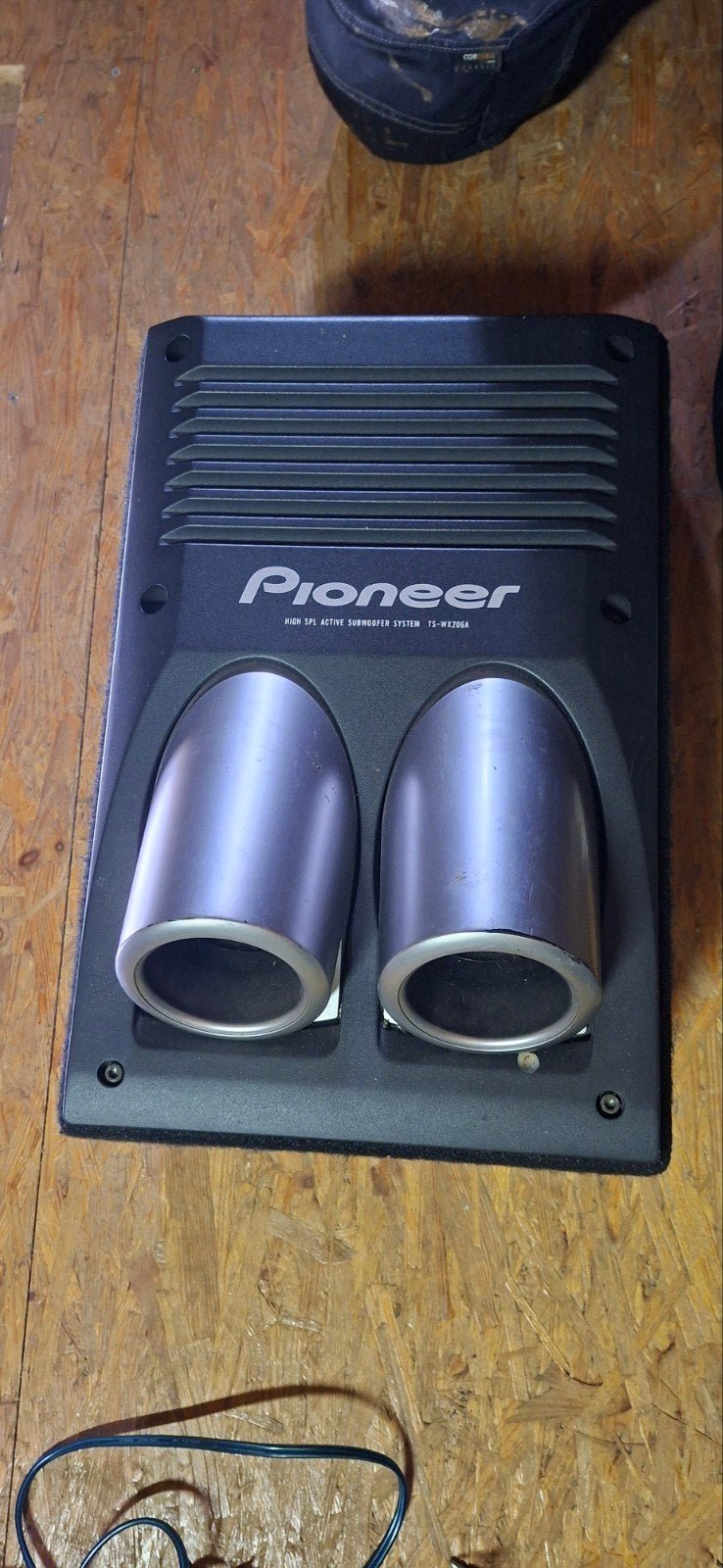 Pioneer TS-WX206A actieve subwoofer met aansluitkabels, Ophalen of Verzenden, Gebruikt