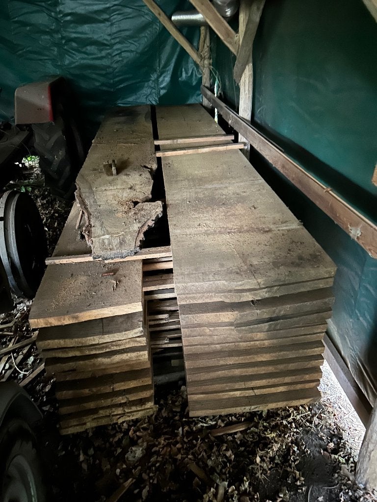 Eiken planken, Doe-het-zelf en Verbouw, Ophalen, 25 tot 50 mm, Eiken, Nieuw