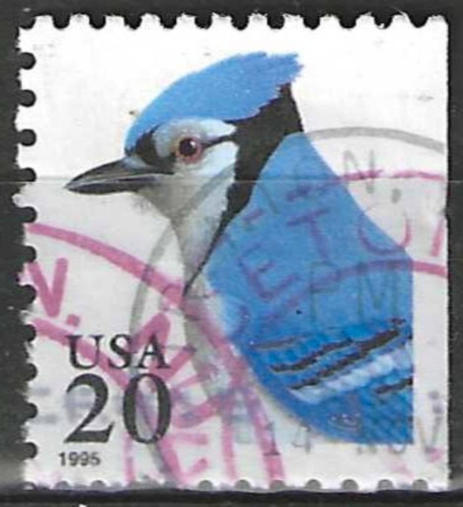 USA 1996 - Yvert 2532 - Blauwe Gaai (ST), Verzenden, Gestempeld, Noord-Amerika