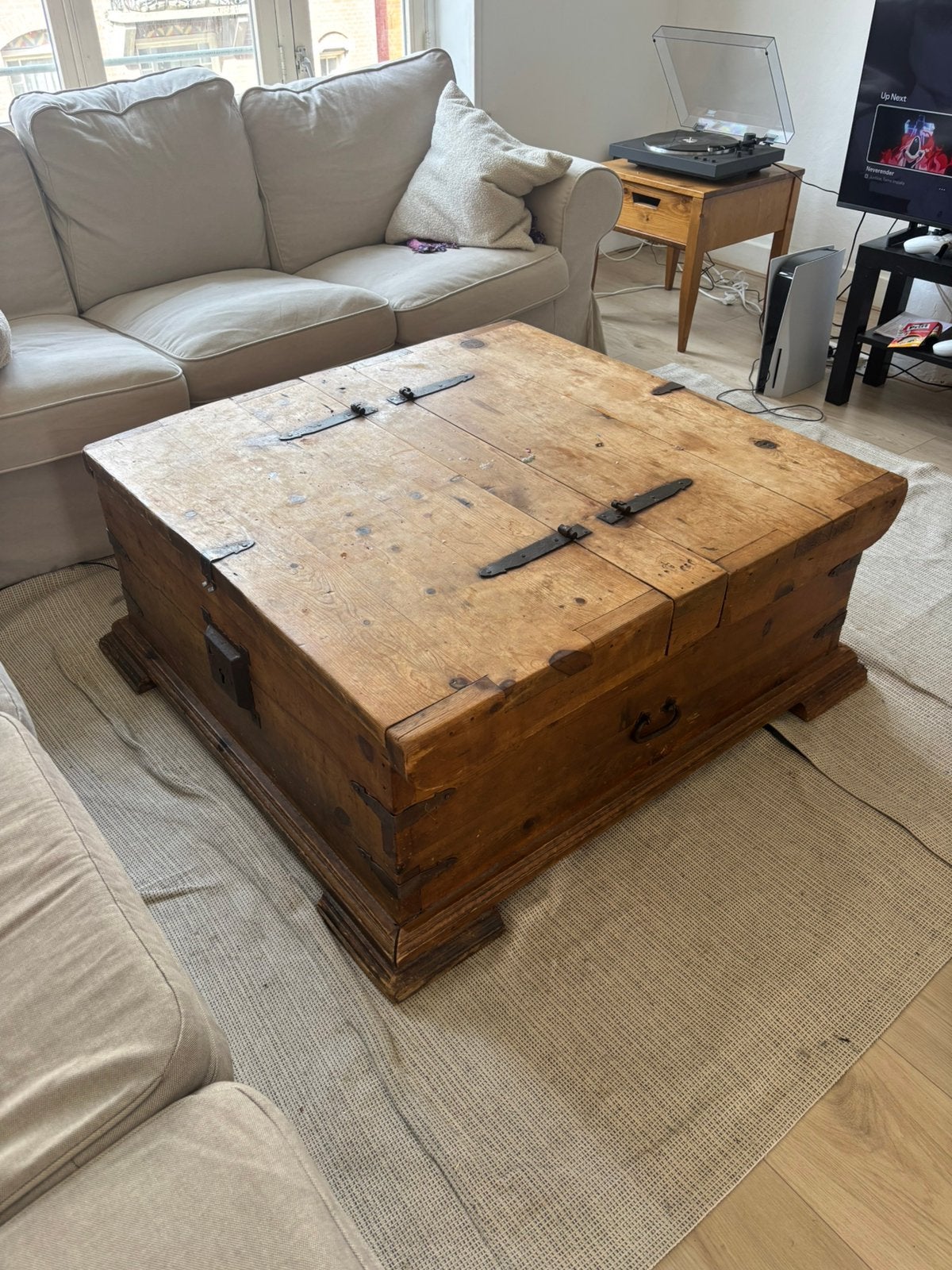 Houten kist, Huis en Inrichting, Ophalen, Zo goed als nieuw, 50 tot 100 cm, Minder dan 50 cm