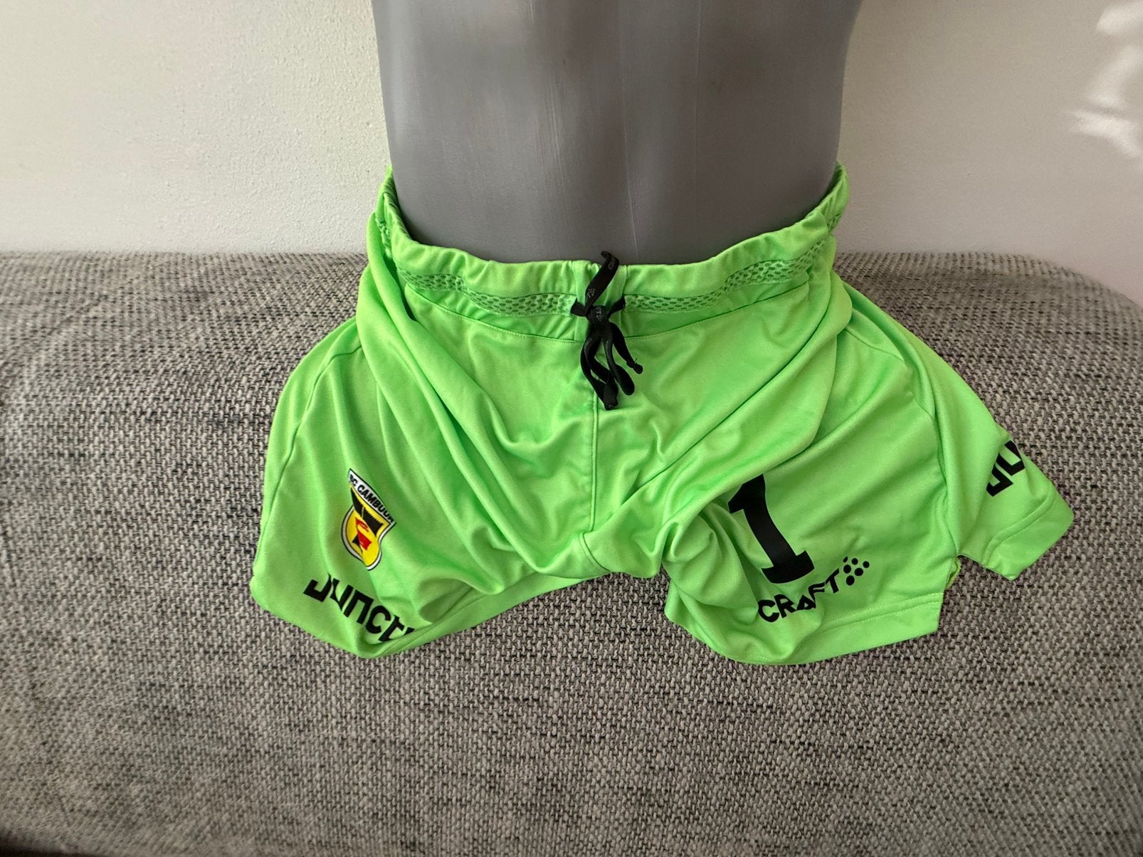 Voetbalbroekje sc cambuur - Leeuwarden - keepersbroekje, Ophalen of Verzenden, Zo goed als nieuw, Overige binnenlandse clubs, Shirt